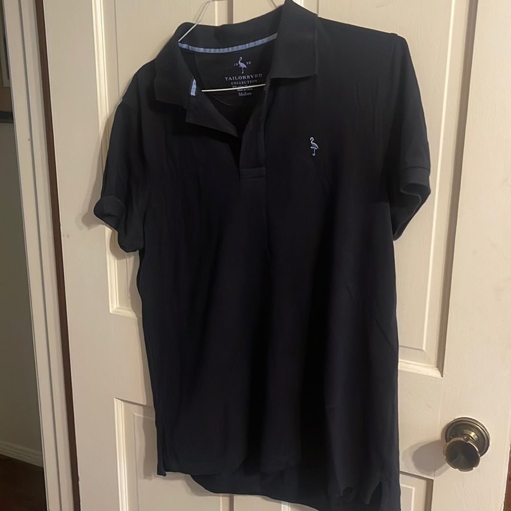 Navy polo shirt
